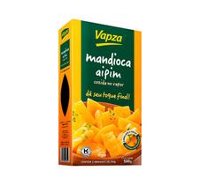 Mandioca Aipim Cozida no Vapor Vapza 500g Mandioca Aipim Cozida no Vapor Vapza 500g