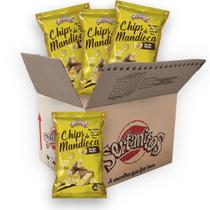 Mandioca Chips Queijo Nacho Sertanitos 50g - 20 Pacotes
