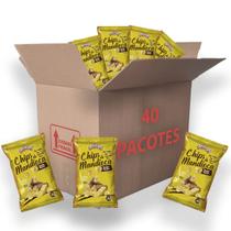 Mandioca Chips Queijo Nacho Sertanitos 50g - 40 Pacotes