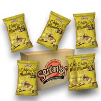 Mandioca Chips Queijo Nacho Sertanitos 50g - 6 Pacotes