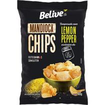 Mandioca Chips Sabor Lemon Pepper 50G - Belive