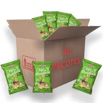 Mandioca Chips Salsa e Cebola Sertanitos 50g - 40 pacotes