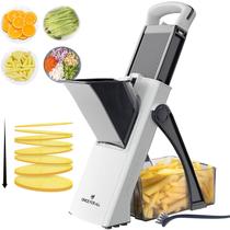 Mandoline Slicer, de uma vez por todas, atualize, seguro, tamanho maior, preto