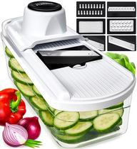 Mandoline Slicer Fullstar 7 em 1 para cozinha branca Mandoline Slicer Fullstar 7 em 1 para cozinha branca