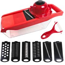 Mandoline Slicer Nicer 6 Em 1 E Fatiador Cortador De Legumes