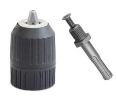 Mandril 1/2 Pol Aperto Rápido E Adaptador Martelete Sds Plus