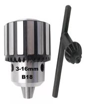 Mandril 5/8 Cônico B18 Pesado c/ chave (3.0mm À 16.0mm B18) - Wg tools