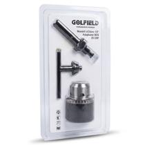 Mandril Adaptador SDS Golfield 1/2 com Chave Rosca 20 UNF Para Martelete E Brocas Comuns 1 Conjunto Mandril Adaptador SDS Golfield 1/2 com Chave Rosca 20 UNF Para Martelete E Brocas Comuns 1 Conjunto