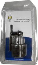 Mandril Brasfort 13mm x 1/2" - (20unf) com chave corpo em aço