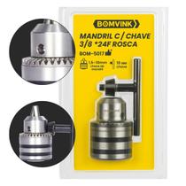 Mandril Com Chave 3/8 24F Para Furadeira Reversível Mandril Com Chave 3/8 24F Para Furadeira Reversível