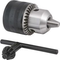 Mandril com chave rosca 1/2" x 20 fios capacidade 1,5 a 13 mm