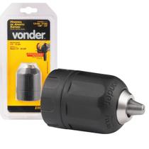 Mandril de aperto rápido, 2,0 mm - 13,0 mm, 1/2" x 20 fios, VONDER