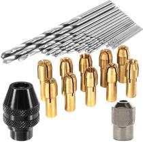 Mandril De Aperto Rápido Brocas 37 Peças Para Micro Retífica