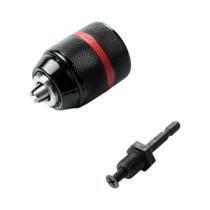 Mandril De Perfuração Sem Chave De Alta Resistência 1/2-20UNF Adaptador Fêmea Hexagonal De 1.5-13mm