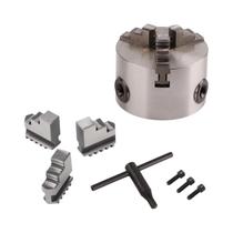 Mandril De Torno Metálico De 3 Polegadas (80mm) Com 3 Garras Auto-Centralizadoras SANOU K11-80 Mandril De Torno Metálico De 3 Polegadas (80mm) Com 3 Garras Auto-Centralizadoras SANOU K11-80