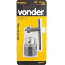 Mandril leve 3/8 rosca 3/8 24 unf - Vonder