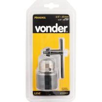 Mandril Leve C/ Chave 1/2" 13mm Rosca 1/2" 20 Fios Unf Vonder