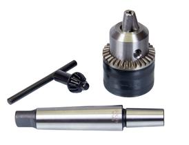 Mandril Leve C/ Chave 5/8 De 3 A 16mm + Haste Cone Morse 3