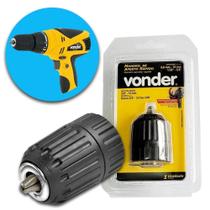 Mandril Manual De Aperto Rápido 10mm Rosca 3.8 Pol Vonder Universal muito Forte e Pratico