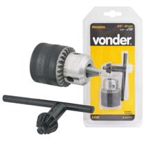 Mandril P/ Furadeira C/ Chave Rosca 3/8pol 24 Fios, Vonder