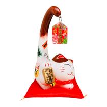 Maneki Neko Gato Da Sorte Atrai Dinheiro 15x7x9