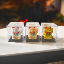 Maneki Neko -Solar Powered Lucky Cat Waving Arm Beckoning JPAN