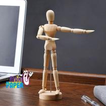 Manequim Articulado Feminino Torso Flexível 20cm Sinoart Manequim Articulado Feminino Torso Flexível 20cm Sinoart