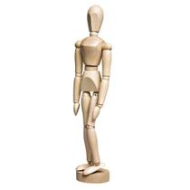 Manequim Articulado Sinoart Madeira Feminino 30Cm Sfm-019