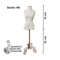 Manequim Costura C/Pedestal Vintage Rosé COR MANEQUIM COSTURA:Cor CruTam.:48