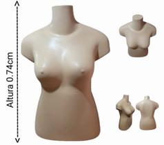 Manequim feminino adulto (Busto Plus size GG N.46) na cor bege