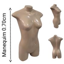 Manequim feminino adulto (meio corpo jô) na cor bege - Ksouza manequins