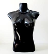 Manequim feminino (Busto Slim N.36) na cor preto. Manequim feminino (Busto Slim N.36) na cor preto.