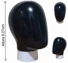 Manequim feminino (Cabeça ovo na cor preto) + suporte na cor branco. Manequim feminino (Cabeça ovo na cor preto) + suporte na cor branco.