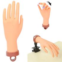 Manequim manual Nail Practice para unhas de acrílico com 24 unhas postiças Manequim manual Nail Practice para unhas de acrílico com 24 unhas postiças