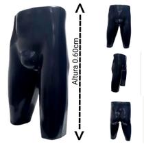 Manequim masculino adulto (bermuda definida n.38) na cor preto Manequim masculino adulto (bermuda definida n.38) na cor preto