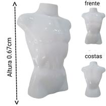 Manequim masculino adulto (busto definido n.40) na cor branca Manequim masculino adulto (busto definido n.40) na cor branca