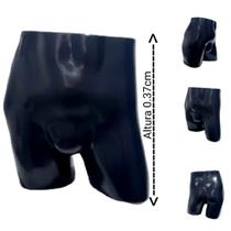 Manequim masculino (bermuda curta N.38 ) quadril na cor preto Manequim masculino (bermuda curta N.38 ) quadril na cor preto