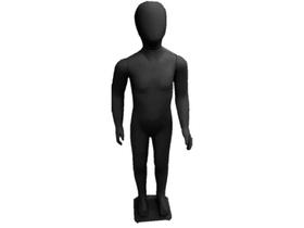 Manequim Plástico R.3269 Infantil 5 Anos Ovo Unissex COR MANEQUIM:Cor Preto
