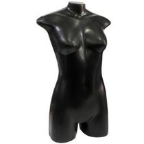 Manequim Plástico R.4 Feminino Busto COR MANEQUIM:Cor Preto