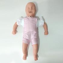 Manequim Realista Neonatal Bebê Baby Isa Para Treinamentos Rcp, simulação de engasgo, primeiros socorros e emergencial Manequim Realista Neonatal Bebê Baby Isa Para Treinamentos Rcp, simulação de engasgo, primeiros socorros e emergencial