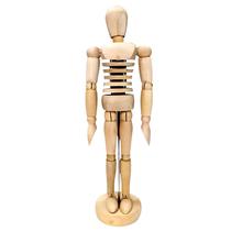 Manequim Sinoart Articulado Torso Flexível Masculino 20cm Manequim Sinoart Articulado Torso Flexível Masculino 20cm