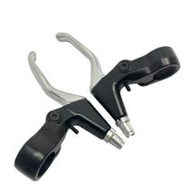 Manete de Freio Alumínio V-Brake Preto/Prata