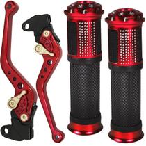 Manete de freio embreagem esportivo a disco YBR125 Factor ED 2009 a 2013 com manopla par