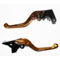 Manete Esportivo com REG XJ6 09 - 2014 Articulado Dourado