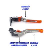 Manete Esportivo Extensivel Transalp 700 11 12 13 14 Honda