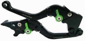 Manete Esportivo Ninja250 2008 a 2012 Articulado Preto Manete Esportivo Ninja250 2008 a 2012 Articulado Preto