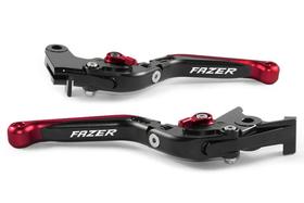 Manete Esportivo Preto Vermelho Yamaha Fazer 250 Laser Fazer - STARK RACE