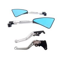 Manete Esportivo Retrovisor Crosser Fazer Lander Factor Xtz