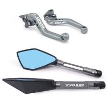 Manete Esportivo Retrovisor Moto Cb600f Cb Hornet Cbr600f Cbr