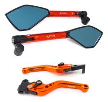 Manete Esportivo Retrovisor Yes Intruder 125 Dafra Riva